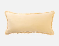 Oriana Boudoir Pillow Cover, Floral, Yellow, 24" x 12"