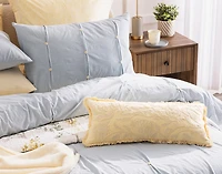 Clio Duvet Cover, Cotton Set, Blue,