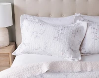 Blossom Cotton Quilt Set, Floral, Pink,