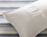 Piers Cotton Quilt Set, Geometric, Blue,