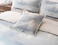 Windswept Duvet Cover, Cotton, TENCEL Lyocell, Scenic, Blue,