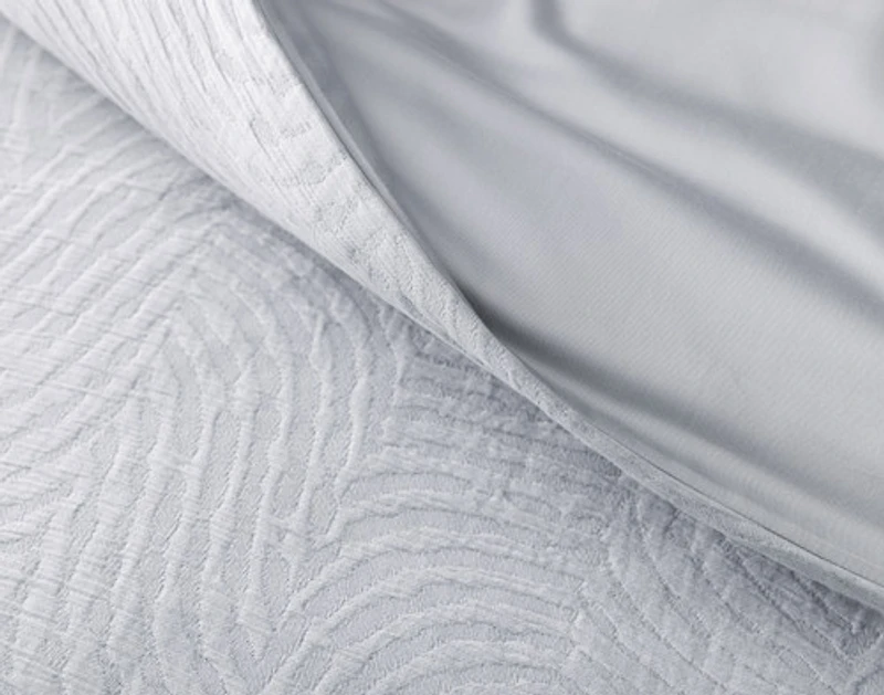 Cielo Duvet Cover, TENCEL Lyocell Set, Geometric, Blue,