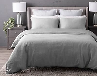 Cielo Duvet Cover, TENCEL Lyocell Set, Geometric, Blue,