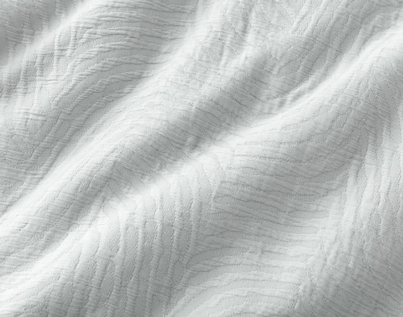 Cielo Duvet Cover, TENCEL Lyocell Set, Geometric, Blue,
