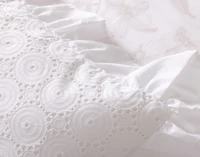 Delicata Boudoir Pillow Cover, Geometric, White, 24" x 12"