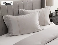 Renley Pillow Sham, Geometric, Grey,