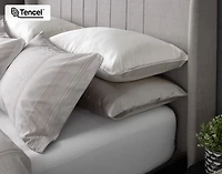 Renley Pillow Sham, Geometric, Grey,