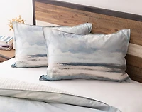 Windswept Pillow Sham, Scenic, Blue,