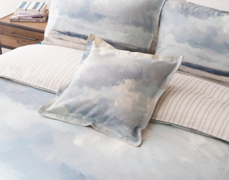 Windswept Square Cushion Cover, Scenic, Blue, 18" x 18"