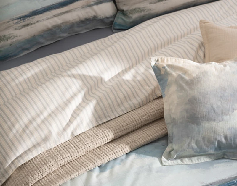 Windswept Square Cushion Cover, Scenic, Blue, 18" x 18"