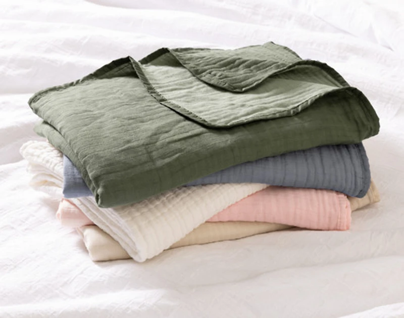 Bamboo Gauze Throw