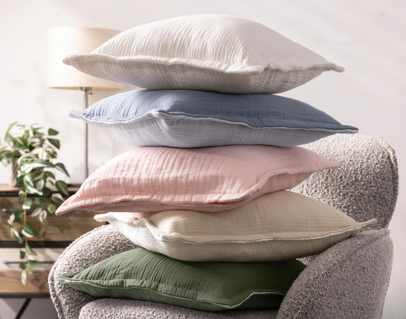 Bamboo Gauze Square Cushion