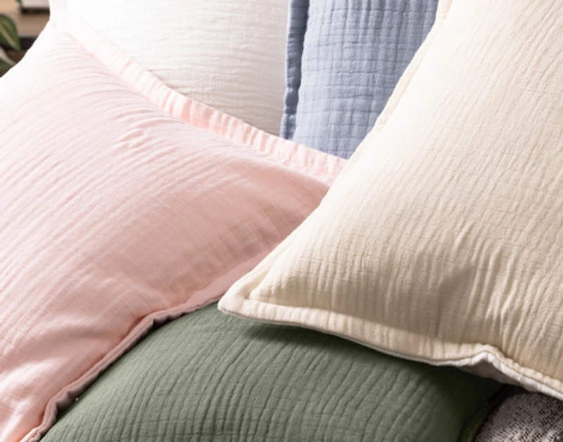 Bamboo Gauze Square Cushion