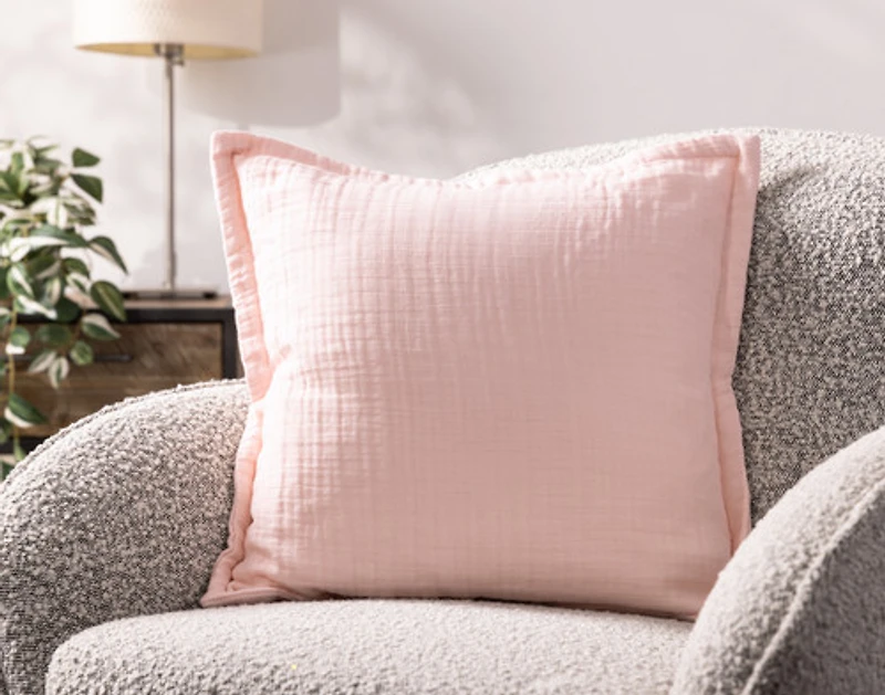 Bamboo Gauze Square Cushion Cover