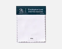 500TC Eucalyptus Luxe TENCEL Lyocell Sheet Set TENCEL Lyocell Sheeting Swatches, Solid