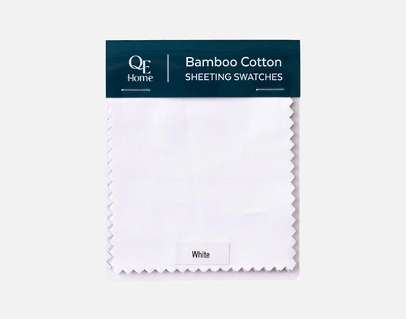 Bamboo Cotton Sheeting Swatches, Solid
