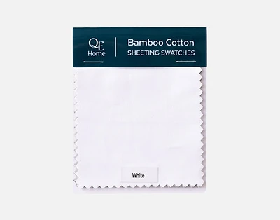 Bamboo Cotton Sheeting Swatches, Solid