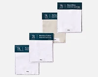 Bamboo Cotton Sheeting Swatches, Solid