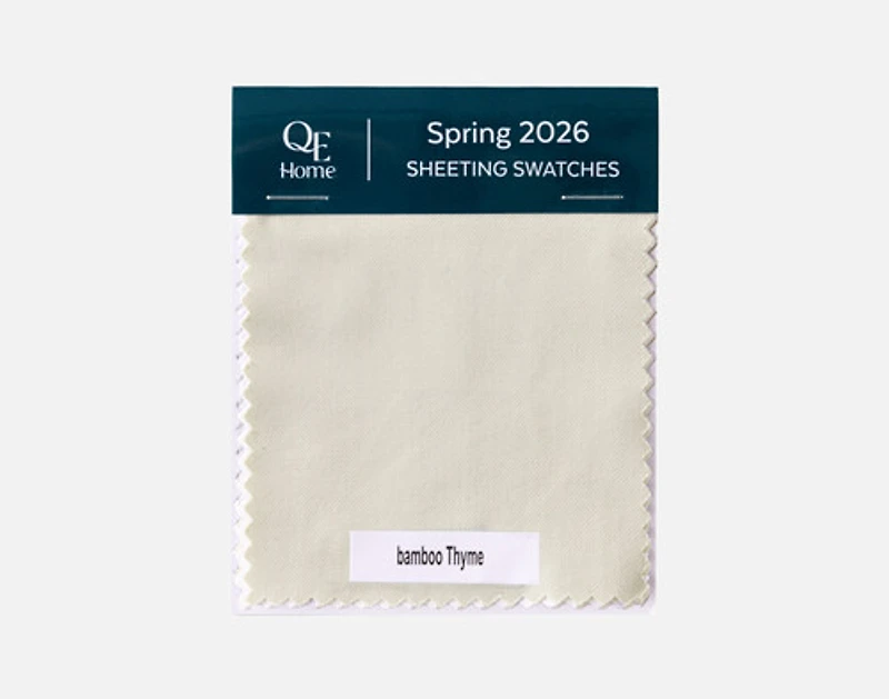 Spring 2026 Luxury Sheeting Swatches, Features Our Tencel And Bamboo Cotton Fabrics
