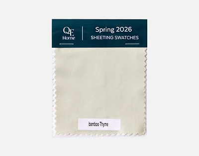 Spring 2026 Luxury Sheeting Swatches, Features Our Tencel And Bamboo Cotton Fabrics