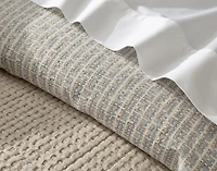 Estrada Duvet Cover, Cotton, Geometric, Beige,