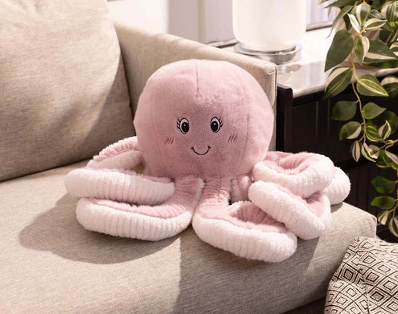 Octavia Octopus Cushion, Pink