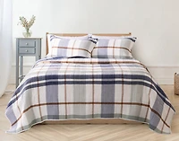 Finn Quilt Set, Geometric, Blue,