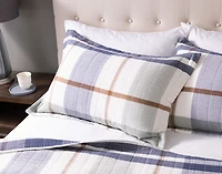 Finn Quilt Set, Geometric, Blue,