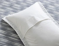 Tidemark Quilt Set, Textured, Blue,