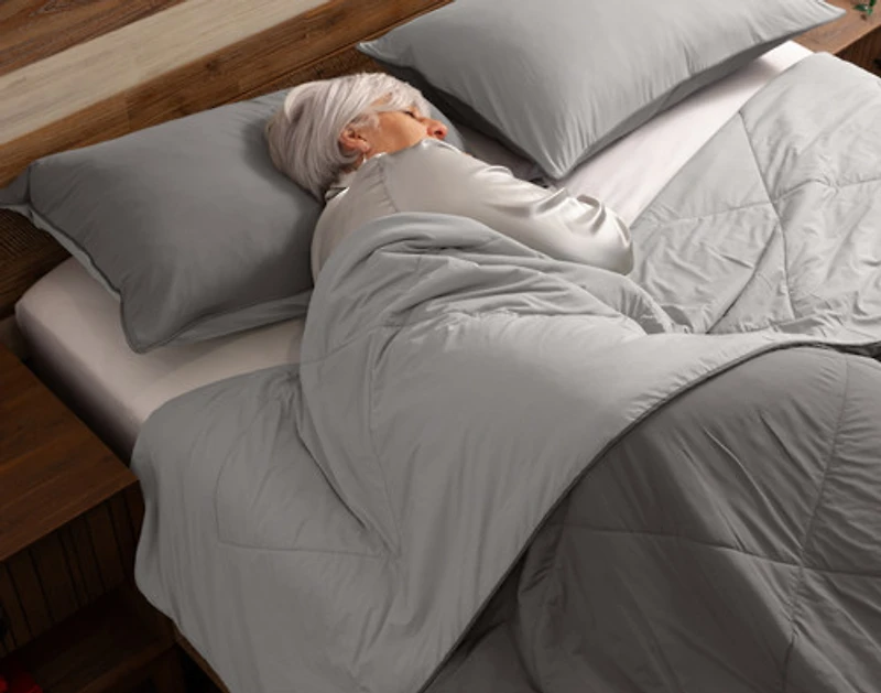 Cool Bedding For Hot Sleepers Bundle - Granite, Grey