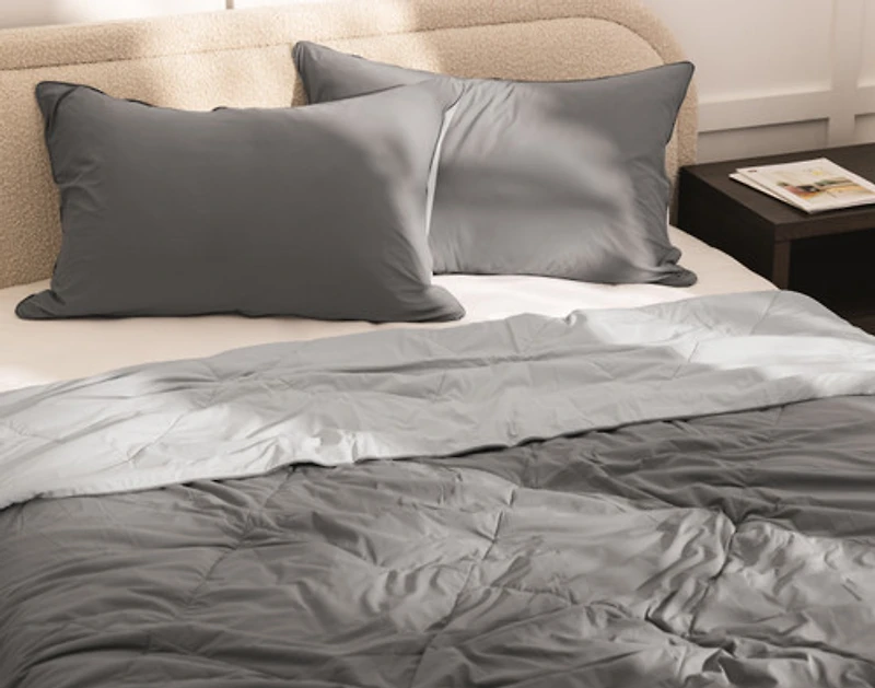 Cool Bedding For Hot Sleepers Bundle - Granite, Grey