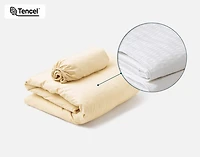 Crib-Sized TENCEL Modal Bedding Bundle - Cornsilk, Yellow