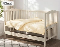 Crib-Sized TENCEL Modal Bedding Bundle - Cornsilk, Yellow