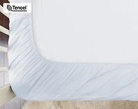 Crib-Sized TENCEL Lyocell Bedding Bundle - Blue Chalk