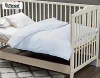 Crib-Sized TENCEL Lyocell Bedding Bundle - Blue Chalk