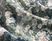 Winslow Recycled Polyester Coverlet Set, Floral, Green,