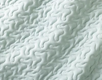 Nora Recycled Polyester Coverlet Set, Floral, Green,