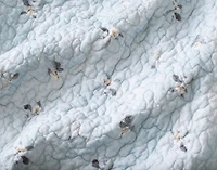 Adeline Cotton Quilt Set, Floral, Blue,