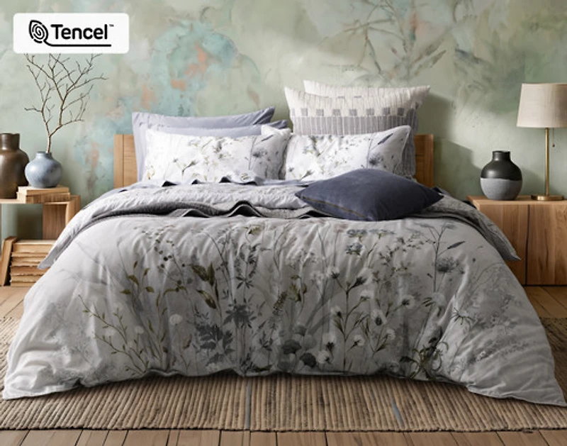 Greydon Duvet Cover, TENCEL Lyocell, Botanical,
