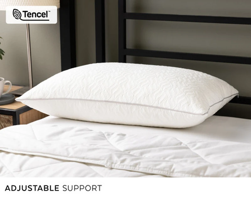 Deep Sleep Shredded Memory Foam & Lyocell Pillow,