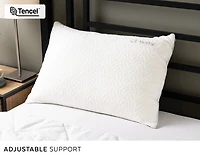 Deep Sleep Shredded Memory Foam & Lyocell Pillow,