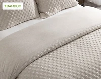 Cavendish Duvet Cover, TENCEL Lyocell Set, Geometric, Beige,