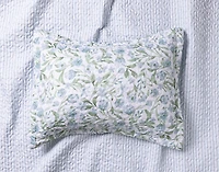 Pippa Recycled Polyester Coverlet Set, Floral, Green,