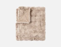 Bubble Faux Fur Throw