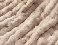 Bubble Faux Fur Throw
