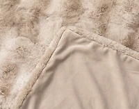 Bubble Faux Fur Throw
