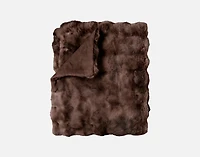 Bubble Faux Fur Throw
