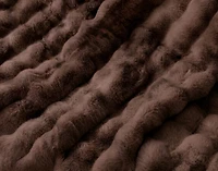 Bubble Faux Fur Throw