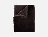 Poodle Faux Fur Throw