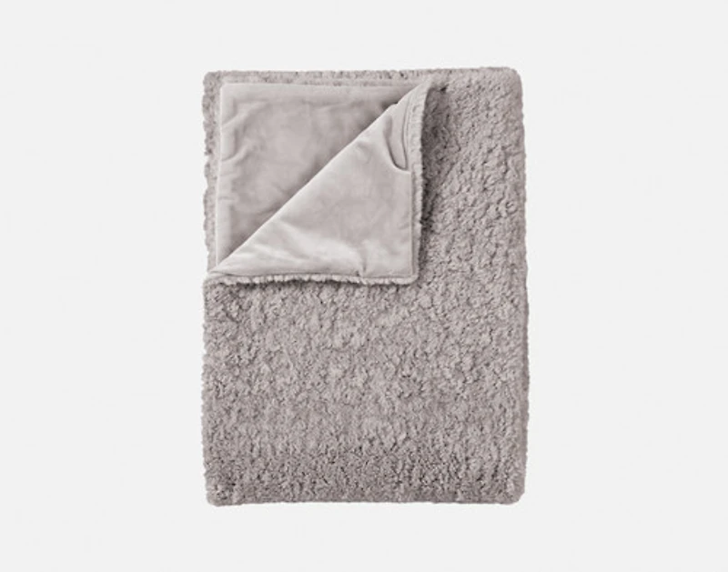 Poodle Faux Fur Throw
